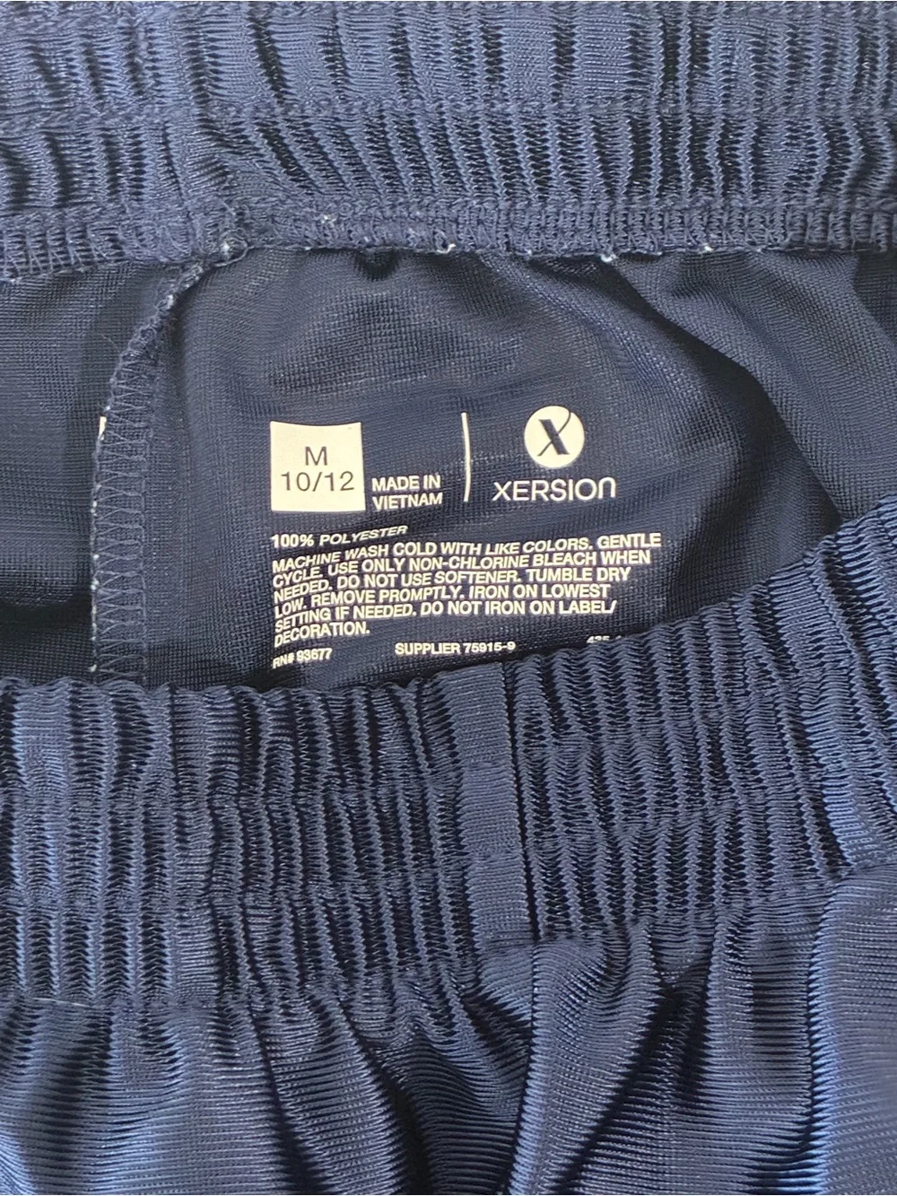 Boys Xersion Navy Blue & Gray Athletic Basketball Shorts | Size M (10/12)
